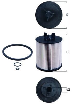 Filtr paliwa KNECHT KX 86/1D