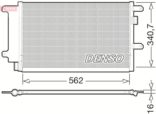 Skraplacz, klimatyzacja Denso DCN12003