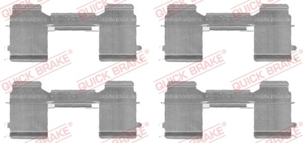 Zestaw akcesoriów, klocki hamulcowe QUICK BRAKE 109-1726
