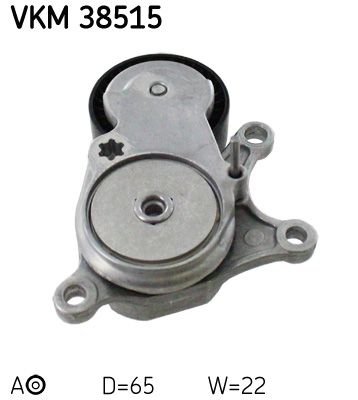 Rolka napinacza, pasek klinowy wielorowkowy SKF VKM38515
