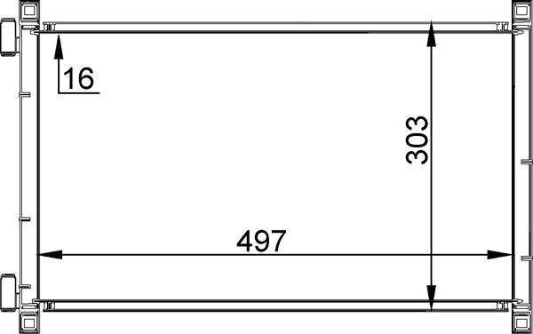 Skraplacz, klimatyzacja MAHLE AC238000S