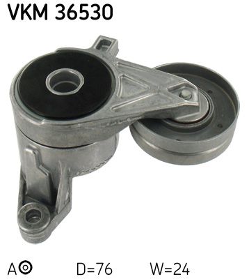 Rolka napinacza, pasek klinowy wielorowkowy SKF VKM 36530