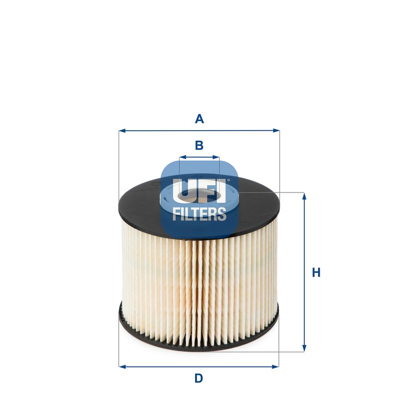 Filtr paliwa UFI 26.055.00