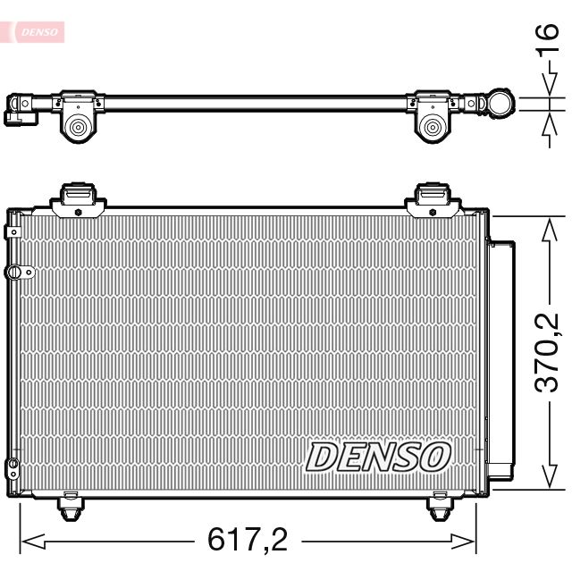 Skraplacz, klimatyzacja Denso DCN50112