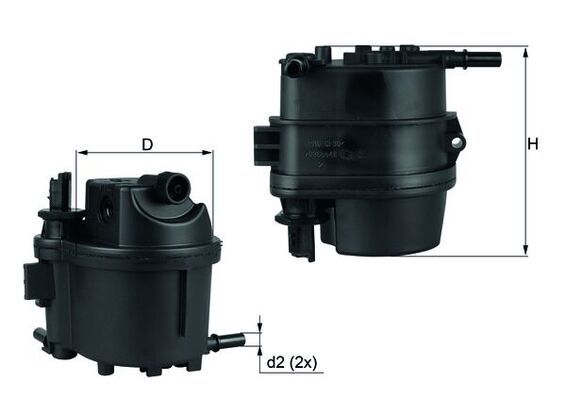 Filtr paliwa MAHLE KL779