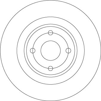 Tarcza hamulcowa TRW df6974