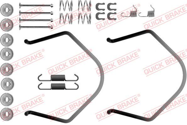 Zestaw akcesoriów, szczęki hamulcowe QUICK BRAKE 105-0638
