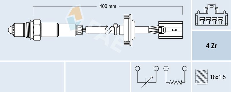 Sonda lambda FAE 77792