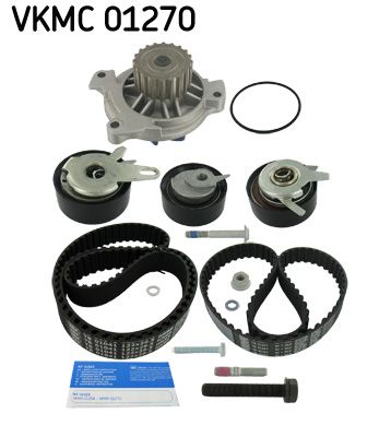 Pompa wody + zestaw paska rozrządu SKF VKMC 01270