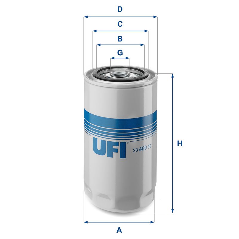 Filtr oleju UFI 23.469.00