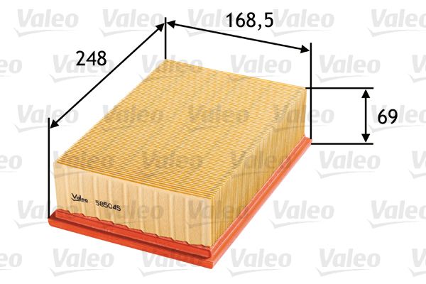Filtr powietrza VALEO 585045