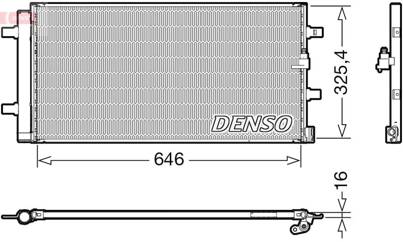 Skraplacz, klimatyzacja DENSO dcn02041