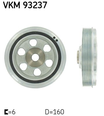 Koło pasowe, wał korbowy SKF VKM93237