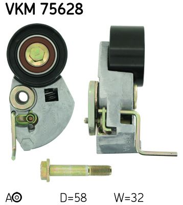Rolka napinacza, pasek rozrządu SKF VKM75628