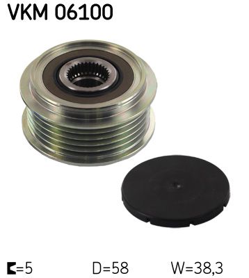 Alternator - sprzęgło jednokierunkowe SKF vkm 06100