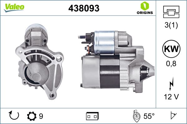 Rozrusznik VALEO 438093