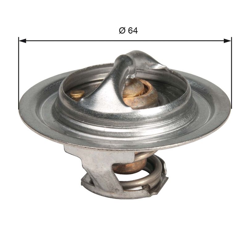 Termostat, płyn chłodzący Gates TH25276G1