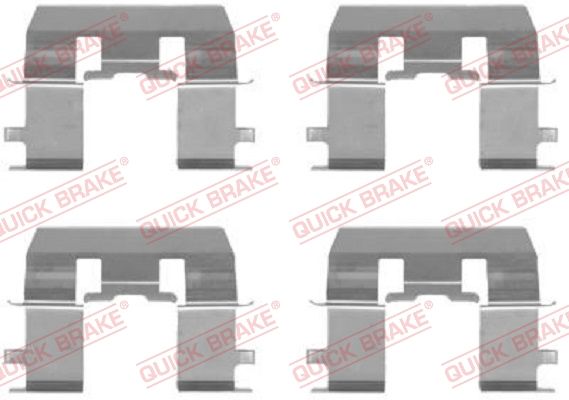 Zestaw akcesoriów, klocki hamulcowe QUICK BRAKE 109-1281