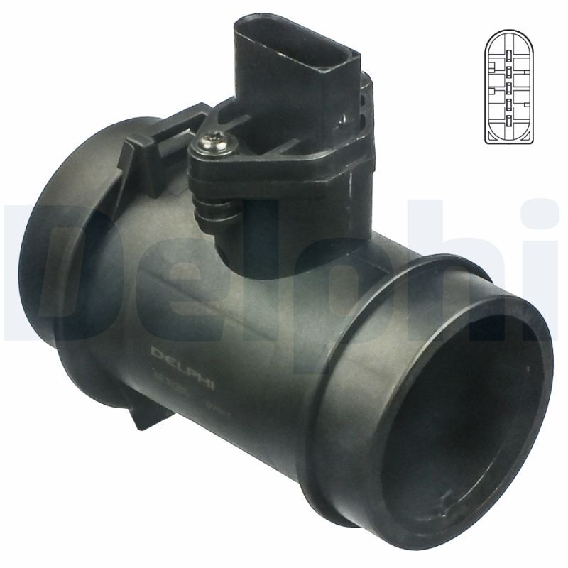 Przepływomierz masowy powietrza DELPHI AF10285-12B1
