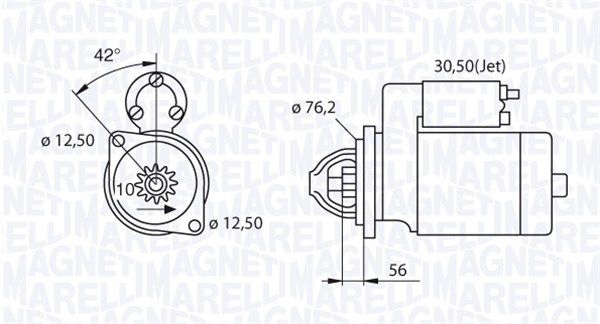 Rozrusznik MAGNETI MARELLI 063521250420