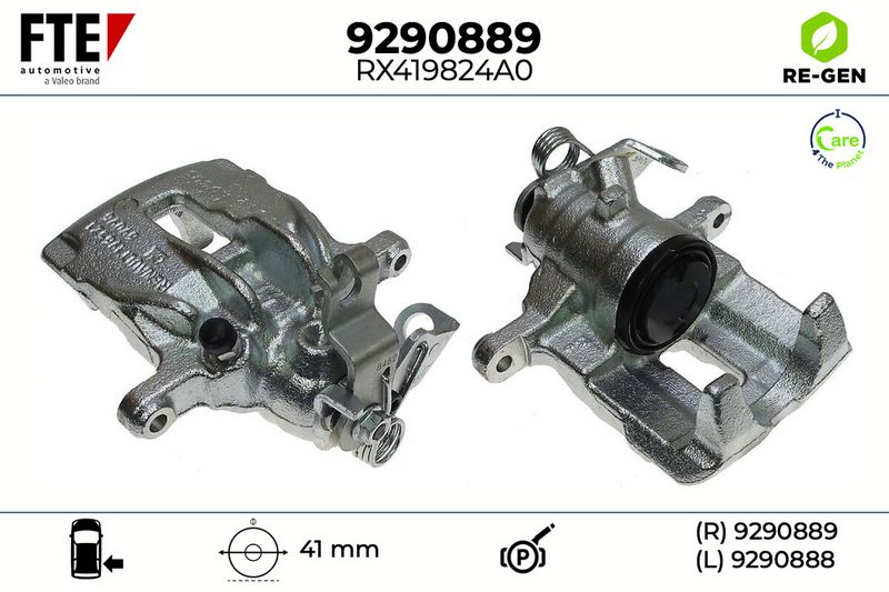 Zacisk hamulca FTE 9290889