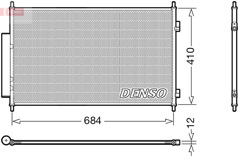 Skraplacz, klimatyzacja Denso DCN40027