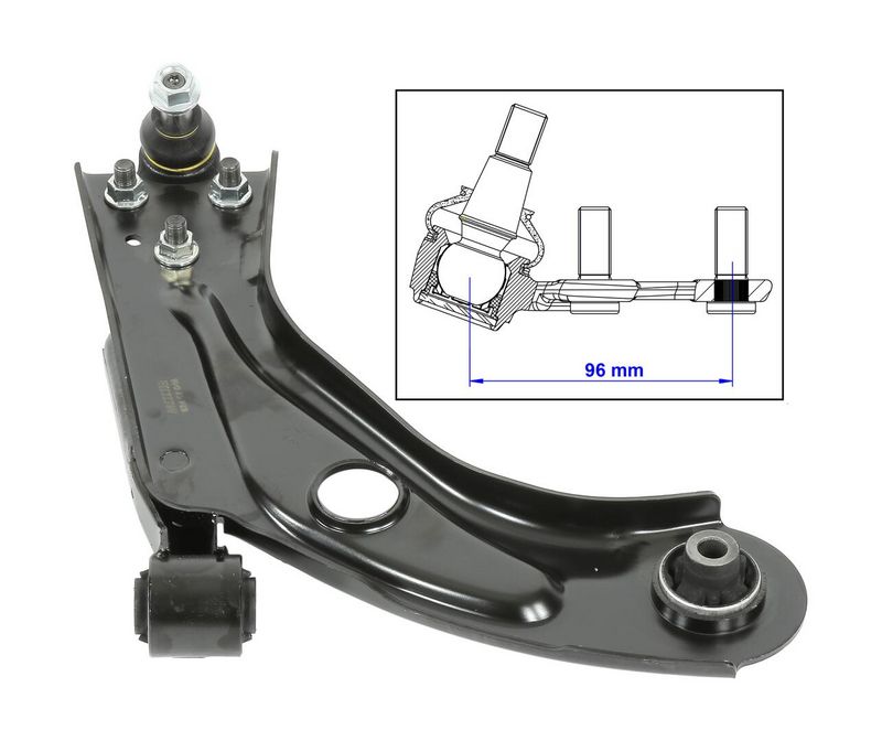 Wahacz, zawieszenie koła MOOG PE-WP-14686