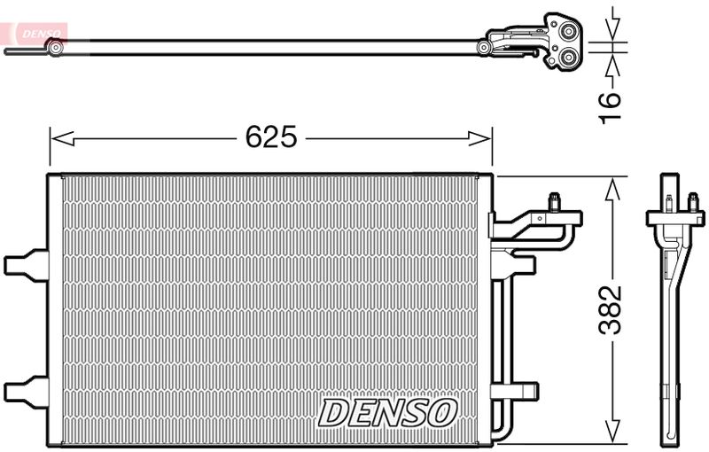 Skraplacz, klimatyzacja DENSO DCN33009