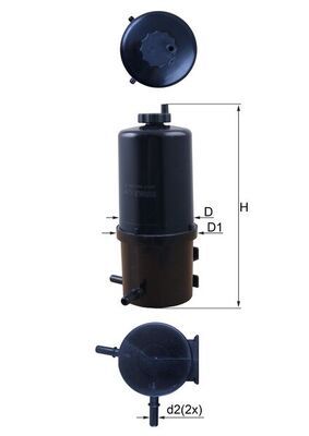 Filtr paliwa KNECHT KL 787