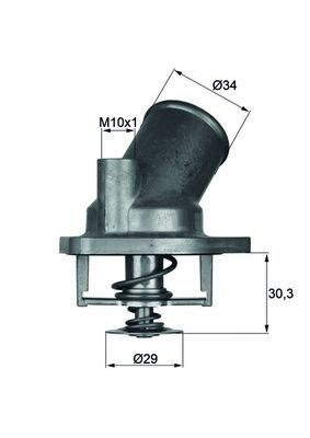 Termostat, płyn chłodzący MAHLE TI292
