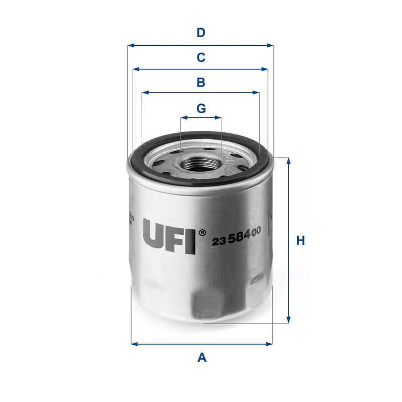 Filtr oleju UFI 23.584.00