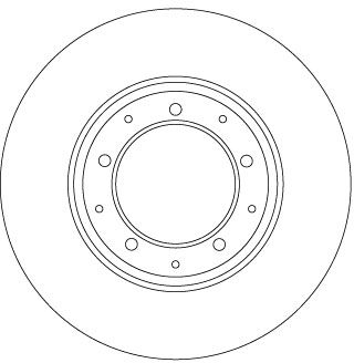 Tarcza hamulcowa TRW DF6905