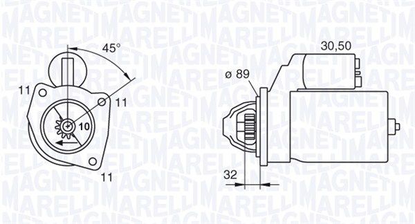 Rozrusznik MAGNETI MARELLI 063227592010