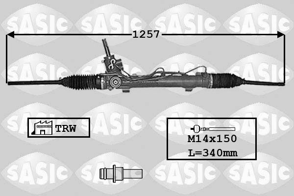 Przekładnia kierownicza SASIC 7170038