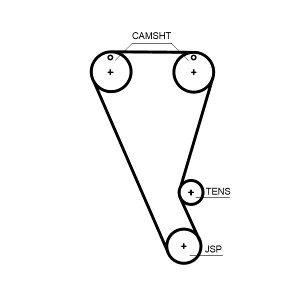 Pasek rozrządu GATES t363hob