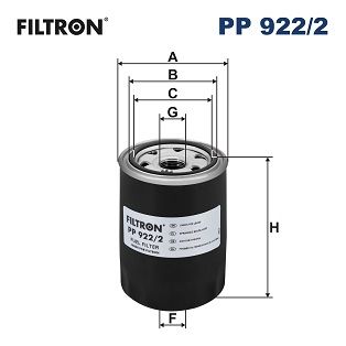 Filtr paliwa FILTRON PP 922/2