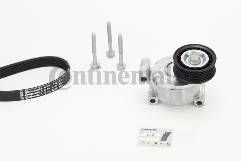 Zestaw paska klinowego wielorowkowego CONTINENTAL CTAM 6PK1306K2