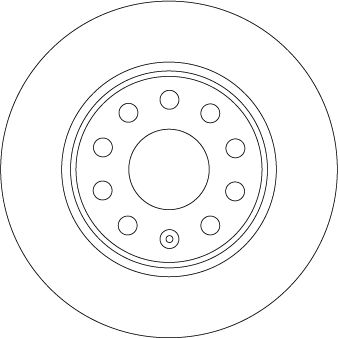 Tarcza hamulcowa TRW DF6952