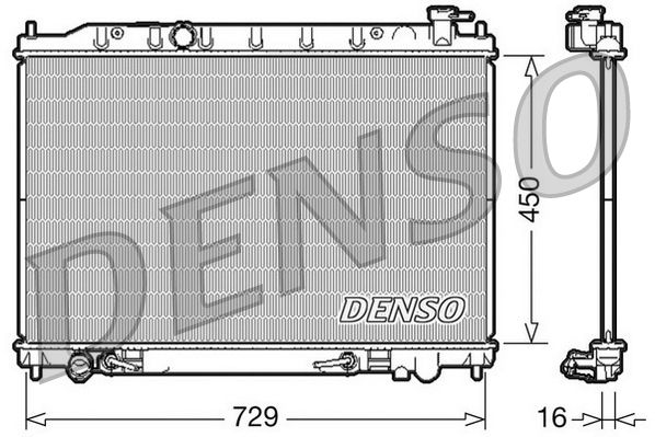 Chłodnica, układ chłodzenia silnika DENSO DRM46030