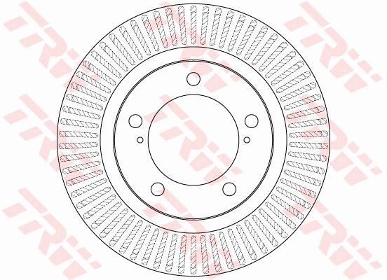 Tarcza hamulcowa TRW DF6239S