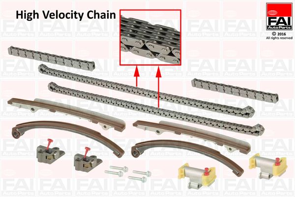 Zestaw łańcucha rozrządu FAI AutoParts tck89l