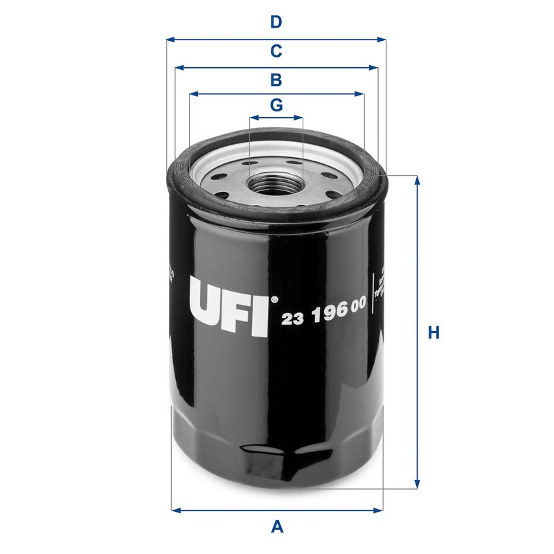 Filtr oleju UFI 23.196.00