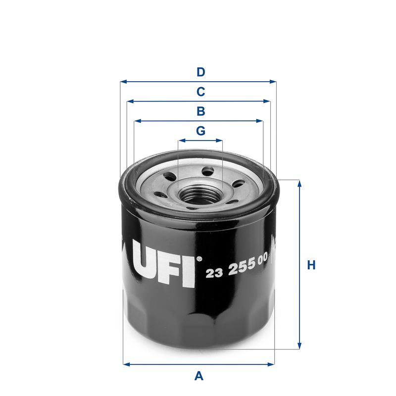 Filtr oleju UFI 23.255.00