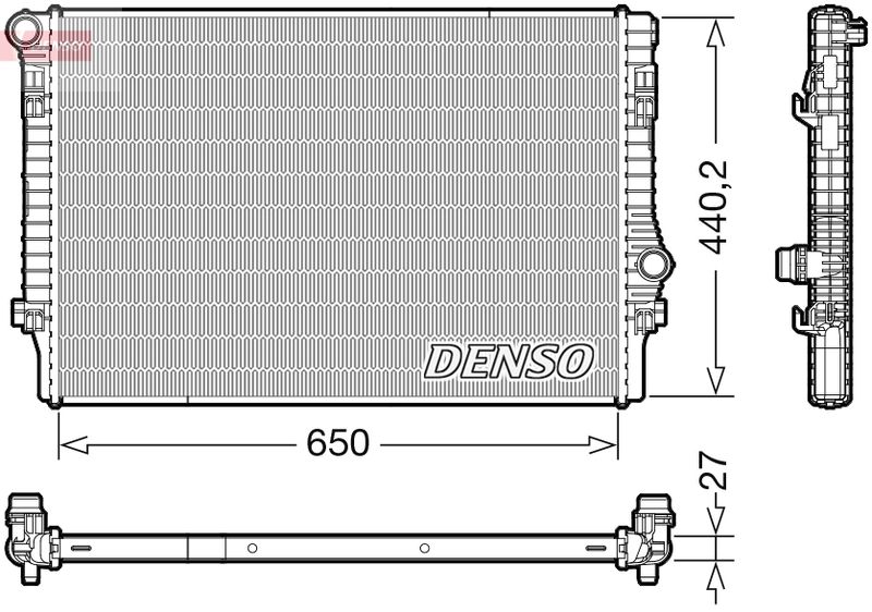 Chłodnica, układ chłodzenia silnika DENSO DRM32049
