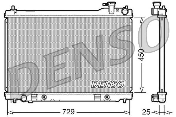 Chłodnica, układ chłodzenia silnika DENSO DRM46100