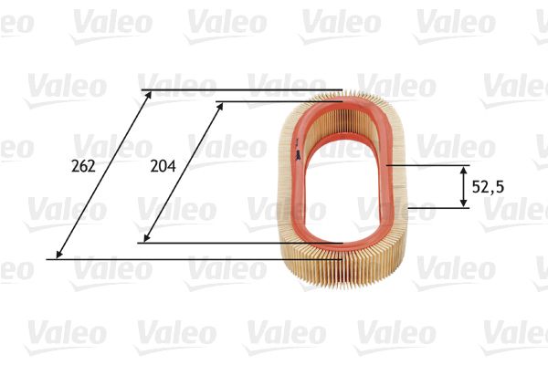 Filtr powietrza VALEO 585641
