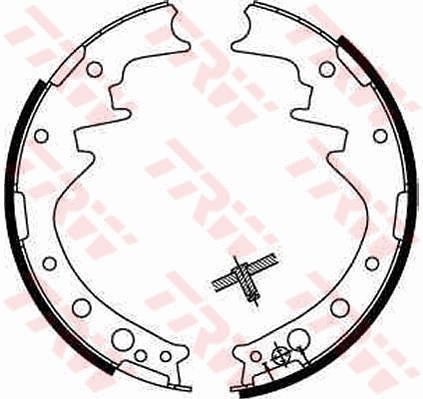 Zestaw szczęk hamulcowych TRW GS8170