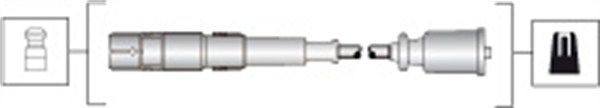 Zestaw przewodów zapłonowych MAGNETI MARELLI 941318111285