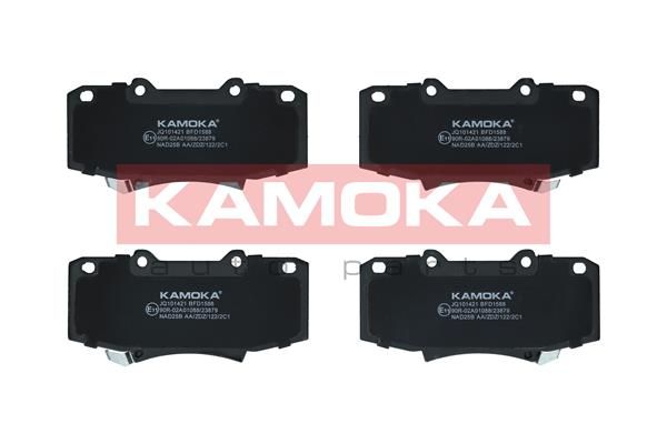 Zestaw klocków hamulcowych, hamulce tarczowe KAMOKA JQ101421