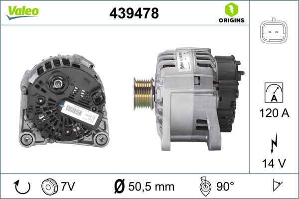 Alternator VALEO 439478